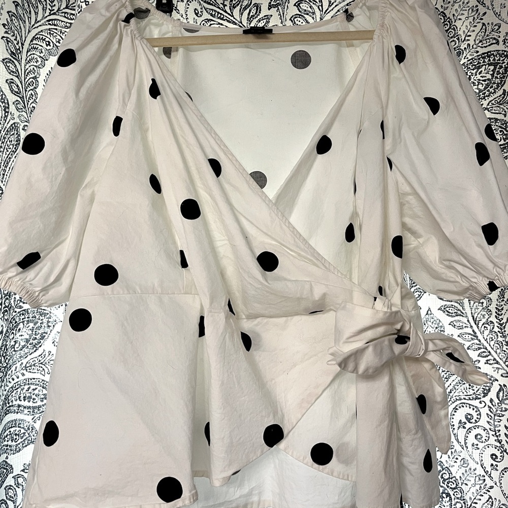 Cross cross blouse